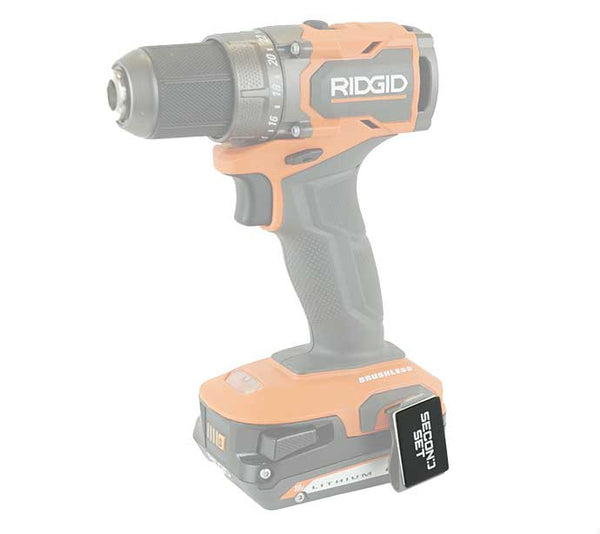 Second Set rare earth N52 magnet attached to a Ridgid drill with 3M adhesive, providing reliable storage for screws and bits.