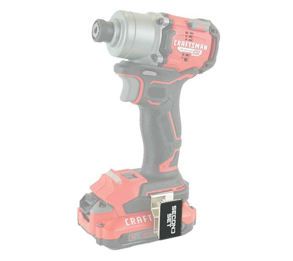 Second Set rare earth magnet attached to a Craftsman impact driver using 3M adhesive, keeping screws and bits accessible for smooth workflow.